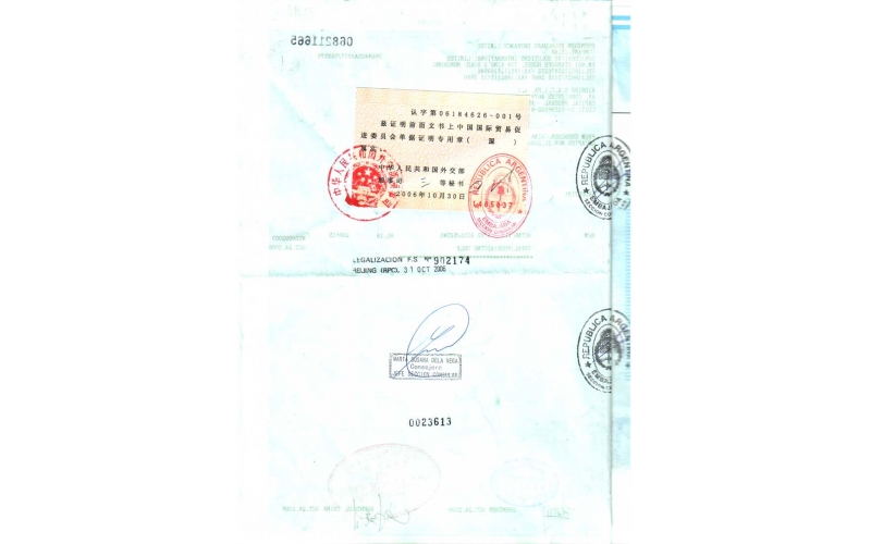 MP3 當(dāng)時的LICENSE，出口阿根廷的記錄