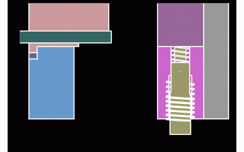 側(cè)面螺紋，馬達(dá)脫機(jī)構(gòu)-深圳市模具廠(chǎng)整理提供