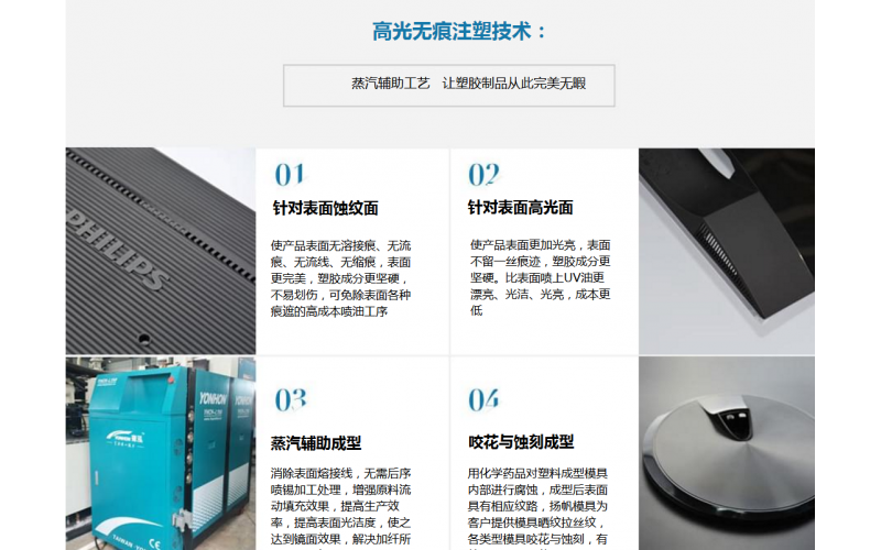 塑膠模具注塑新技術(shù)，高光無痕注塑技術(shù)